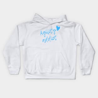 Agility addict - agility enthusiast in blue Kids Hoodie